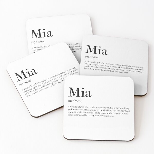 Item preview, Mia Definition designed and sold by tastifydesigns.