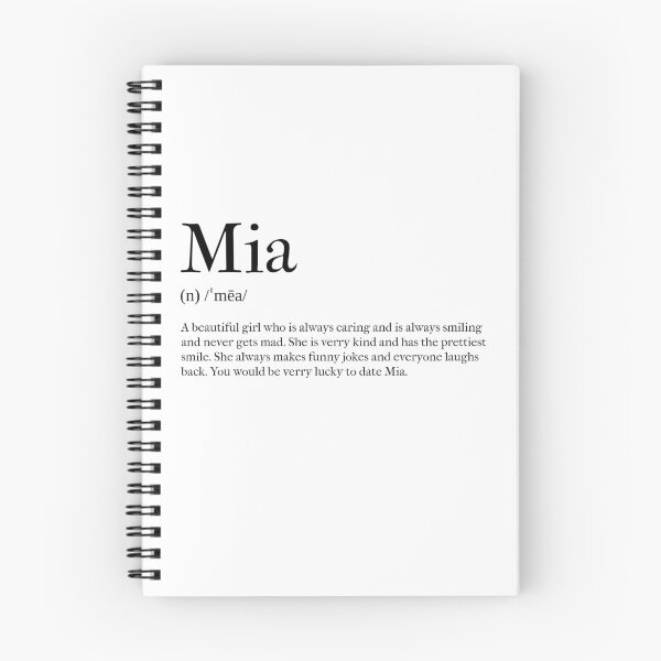 Item preview, Mia Definition designed and sold by tastifydesigns.