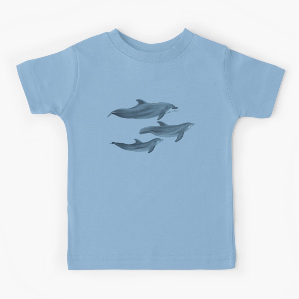 Beautiful and peaceful dolphins Kids T-Shirt for Sale by Chloé