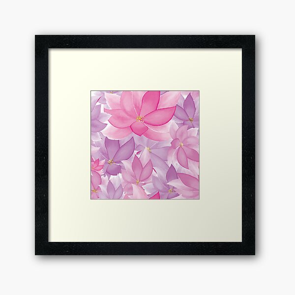 Item preview, Watercolor Lilies - Pink designed and sold by Kristin Omdahl.