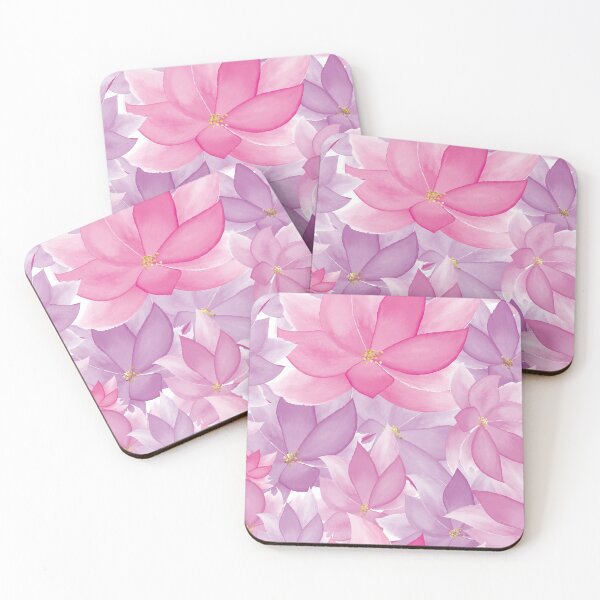 Item preview, Watercolor Lilies - Pink designed and sold by Kristin Omdahl.