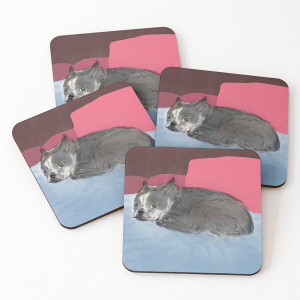 Item preview, Boston Terrier Snuggled Up designed and sold by likecroft.