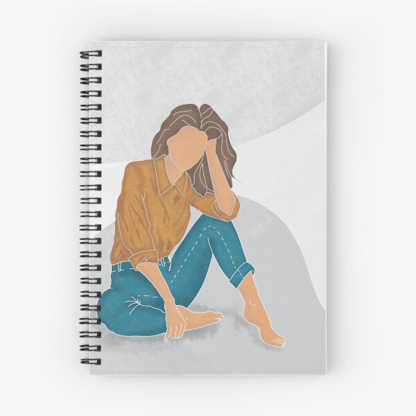 Item preview, Brunette woman sitting on the floor designed and sold by studionany.
