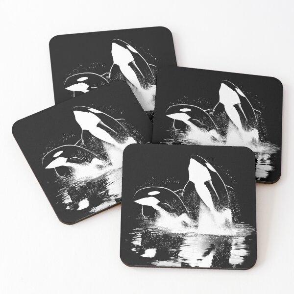 Item preview, Jumping Orcas designed and sold by Art-by-Aelia.