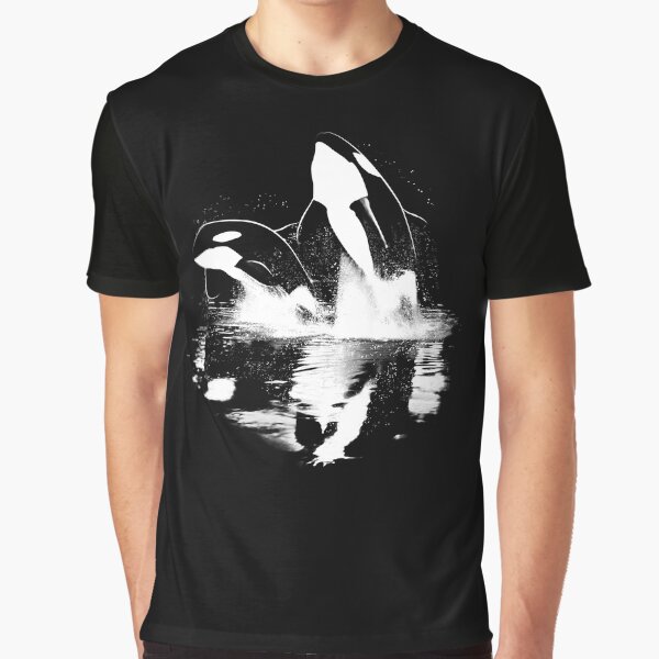 Jumping Orcas Graphic T-Shirt