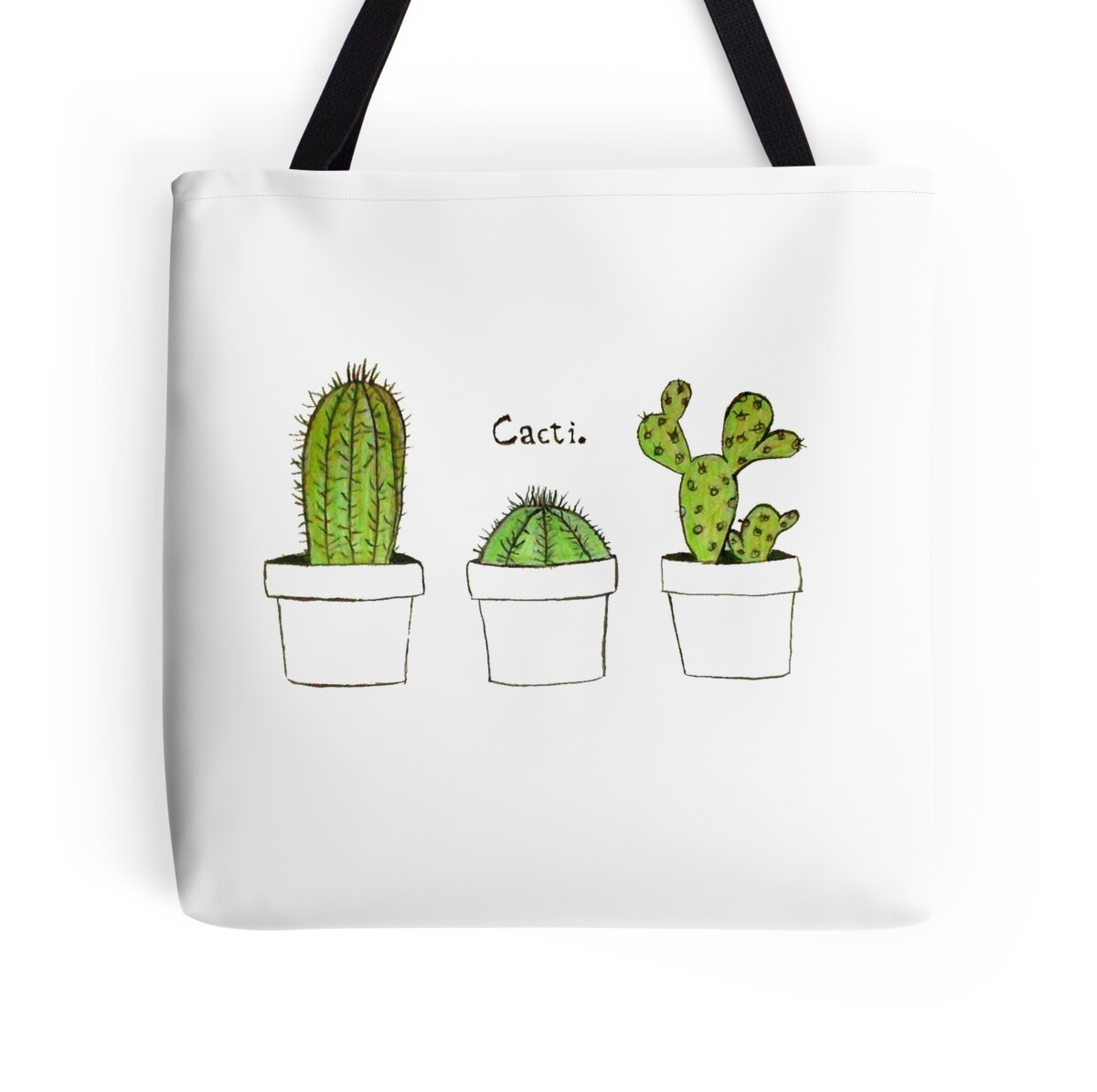 "Cactus" Tote Bags by Felicia Hägerström Redbubble