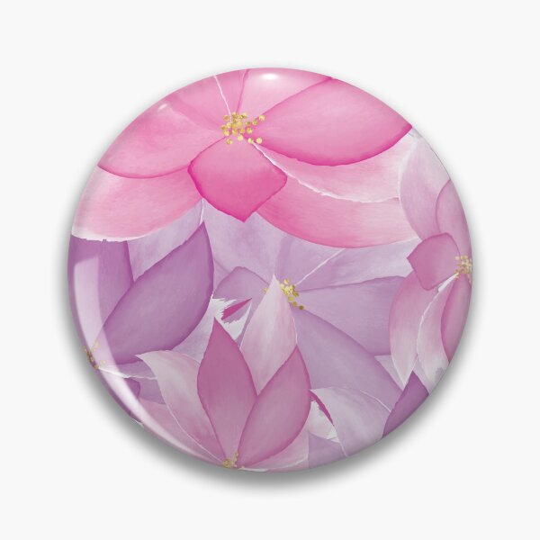 Item preview, Watercolor Lilies - Pink designed and sold by Kristin Omdahl.