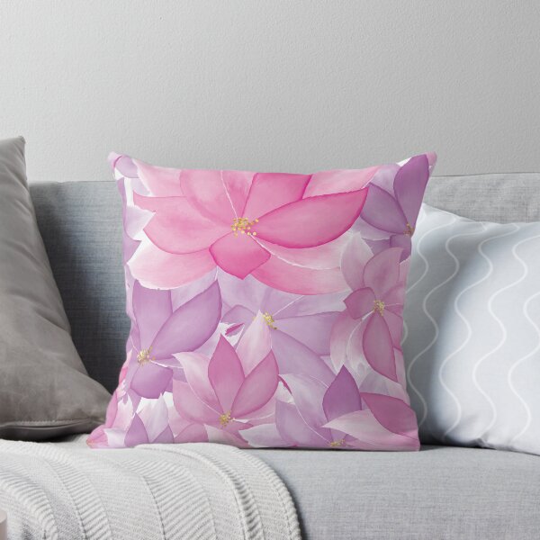 Item preview, Watercolor Lilies - Pink designed and sold by Kristin Omdahl.