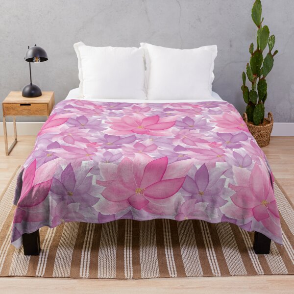 Item preview, Watercolor Lilies - Pink designed and sold by Kristin Omdahl.