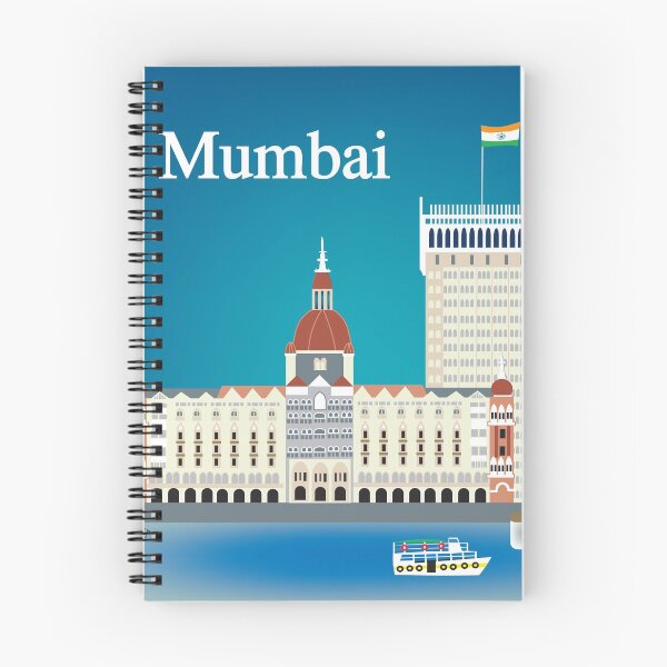 Item preview, Mumbai, India - Skyline Illustration by Loose Petals designed and sold by LoosePetals.