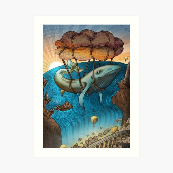 Flight of the Whale Art Print