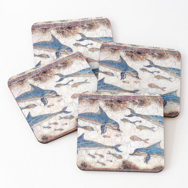Item preview, Minoan Dolphins Fresco designed and sold by W. Sheppard Baird.