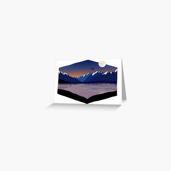 Glacier National Park Lake McDonald Sunset Greeting Card