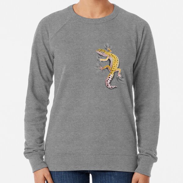 Leopard Gecko Clinger Lightweight Sweatshirt