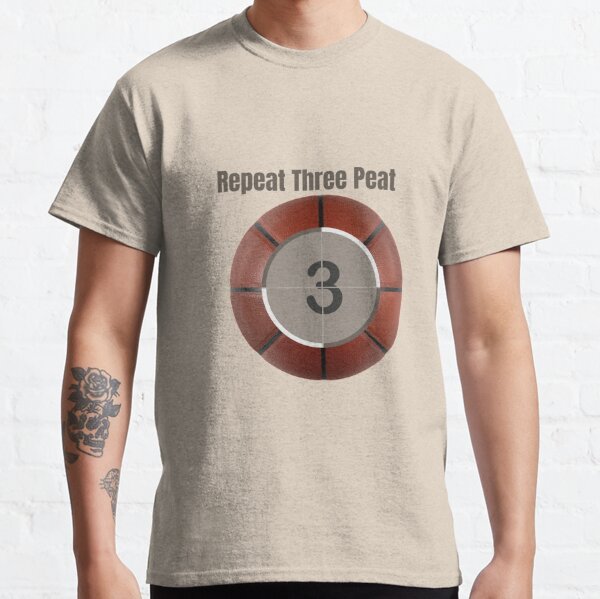 3-Peat Ball design Grey Essential T-Shirt for Sale by threepeat