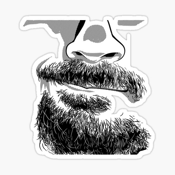 Basil's Beard Sticker