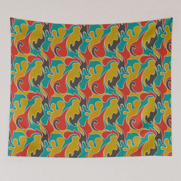 Item preview, Mod squad blob pattern designed and sold by Shelley Gilbert.