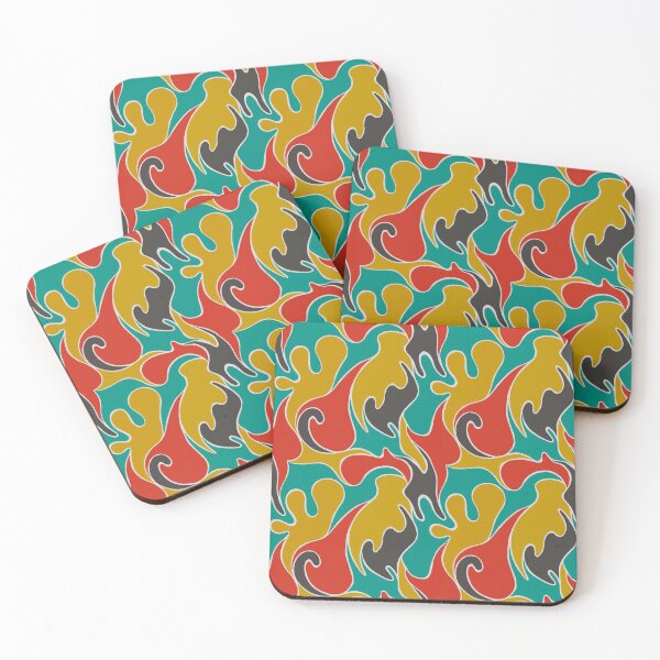 Item preview, Mod squad blob pattern designed and sold by Shelley Gilbert.