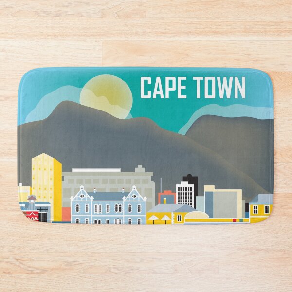 Item preview, Cape Town, South Africa - Skyline Illustration by Loose Petals designed and sold by LoosePetals.