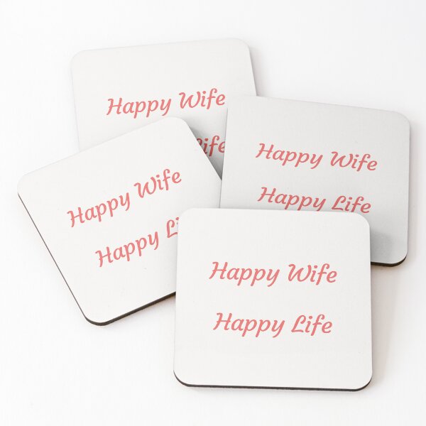 Item preview, Happy wife Happy life designed and sold by EnlightParis.
