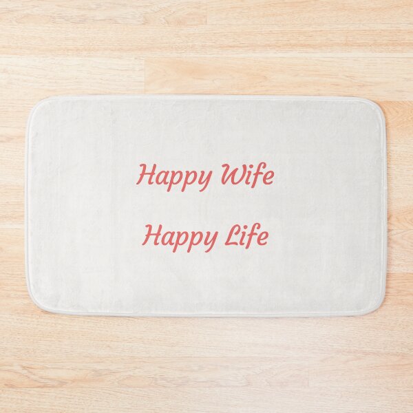 Item preview, Happy wife Happy life designed and sold by EnlightParis.