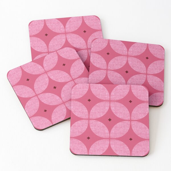 Item preview, Mid Century Modern Atomic Starburst in watermelon red designed and sold by MagentaRose.