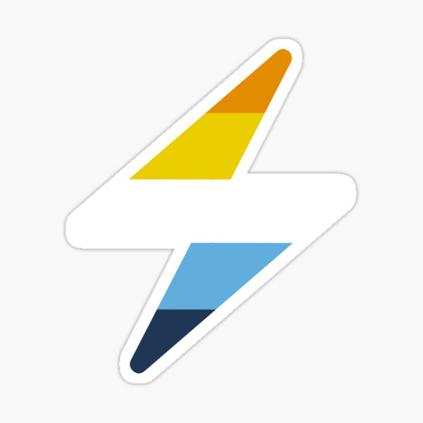 Artikel-Vorschau von Aroace Lightning Emoji, designt und verkauft von Aroaes.