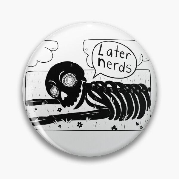 Item preview, Later Nerds Skeleton designed and sold by Emlayart.