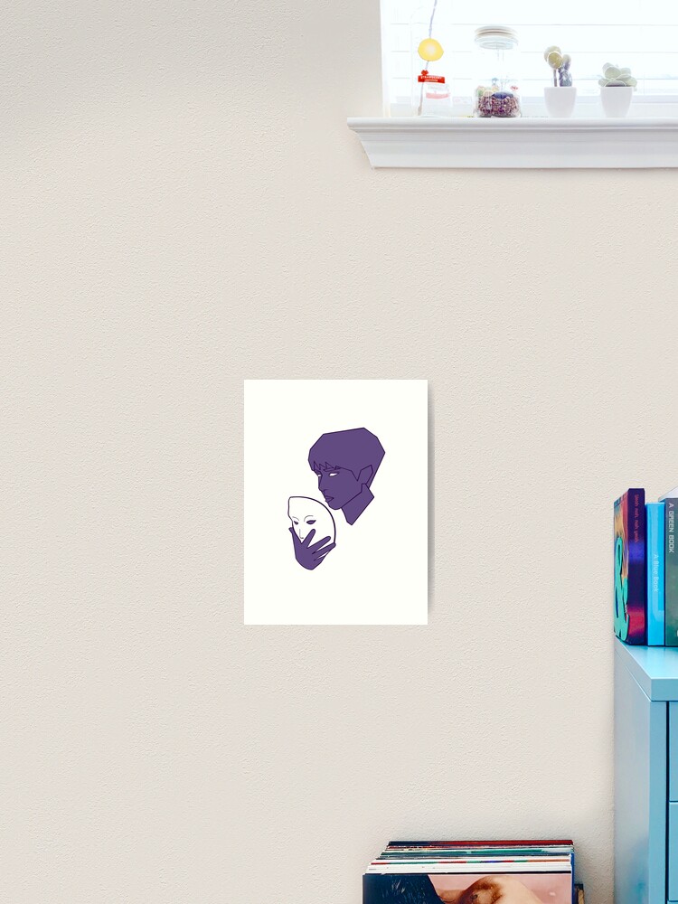 Thumbnail 2 of 3, Art Print, BTS V Singularity designed and sold by MagicShopDesign.