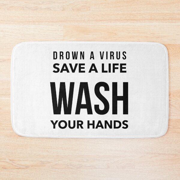 Item preview, Drown a Virus Save a Life Wash Your Hands -BoldBL designed and sold by Funkymask.