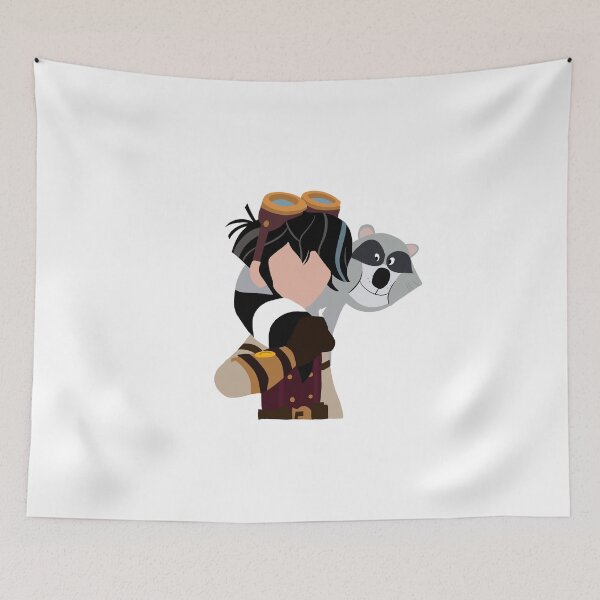 Item preview, Snakehead & Raccoon designed and sold by jsmcdoodles.