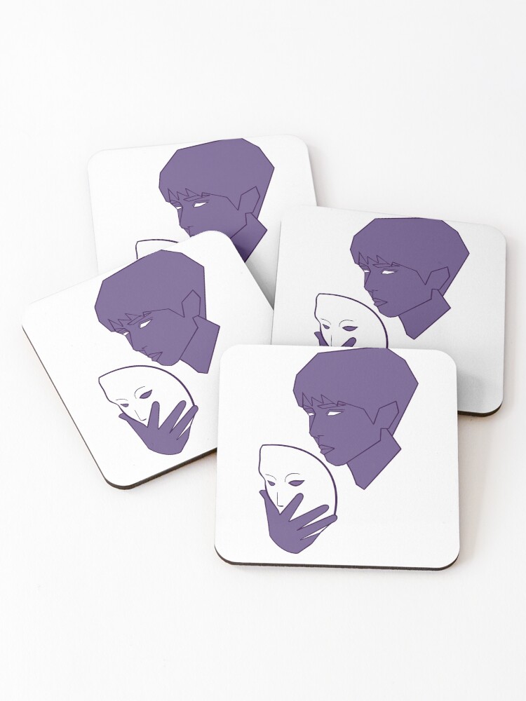 Thumbnail 1 of 5, Coasters (Set of 4), BTS V Singularity designed and sold by MagicShopDesign.