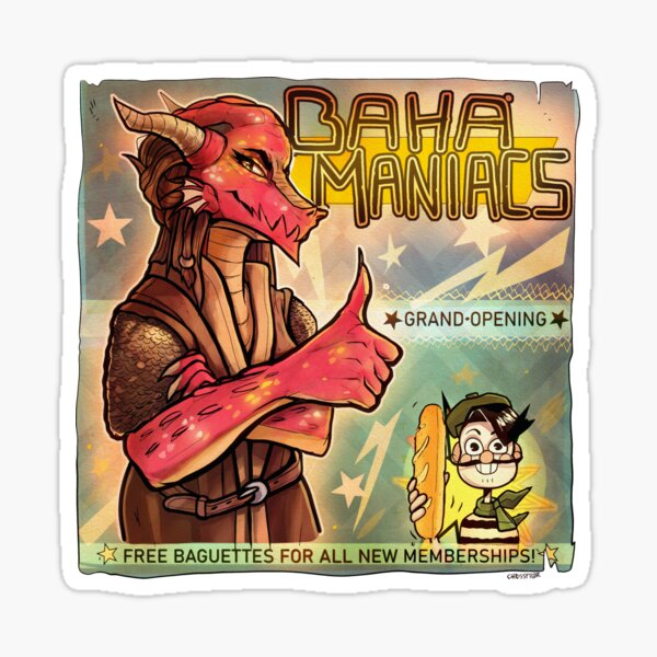 Bahamanics - Dumbgeons & Dragons Sticker