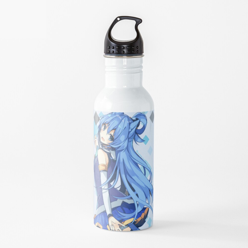 Cute Aqua KonoSuba Anime Water Bottle for Sale by slinkraz  Redbubble