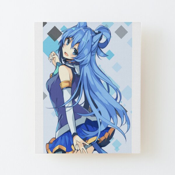 Sexy Aqua KonoSuba Anime Girl | Mounted Print