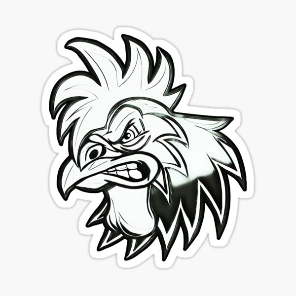Aperçu de l'œuvre Coq en colère - Coq - je suis en colère créée et vendue par Waleedw.