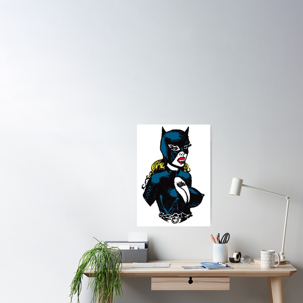 Batman vs Catwoman: Cat-nipped 8x10 Canvas Wall Tile