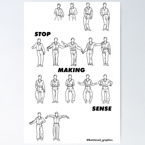 STOP MAKING SENSE Poster
