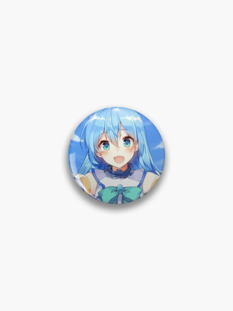 Cute Aqua KonoSuba Anime Greeting Card for Sale by slinkraz