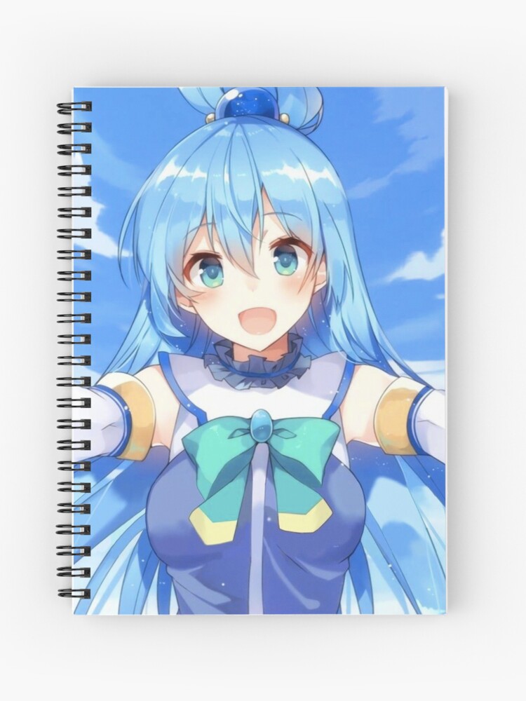 Shy Aqua KonoSuba Anime Girl Mounted Print for Sale by slinkraz