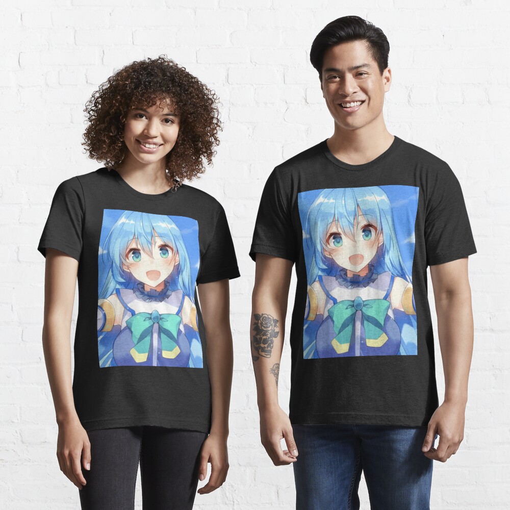 Happy Aqua KonoSuba Anime Girl 2 Tote Bag for Sale by slinkraz