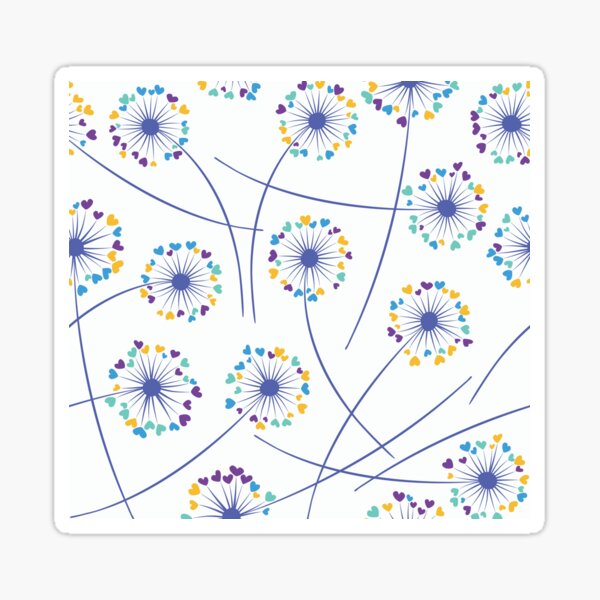 Dandelion Love Sticker