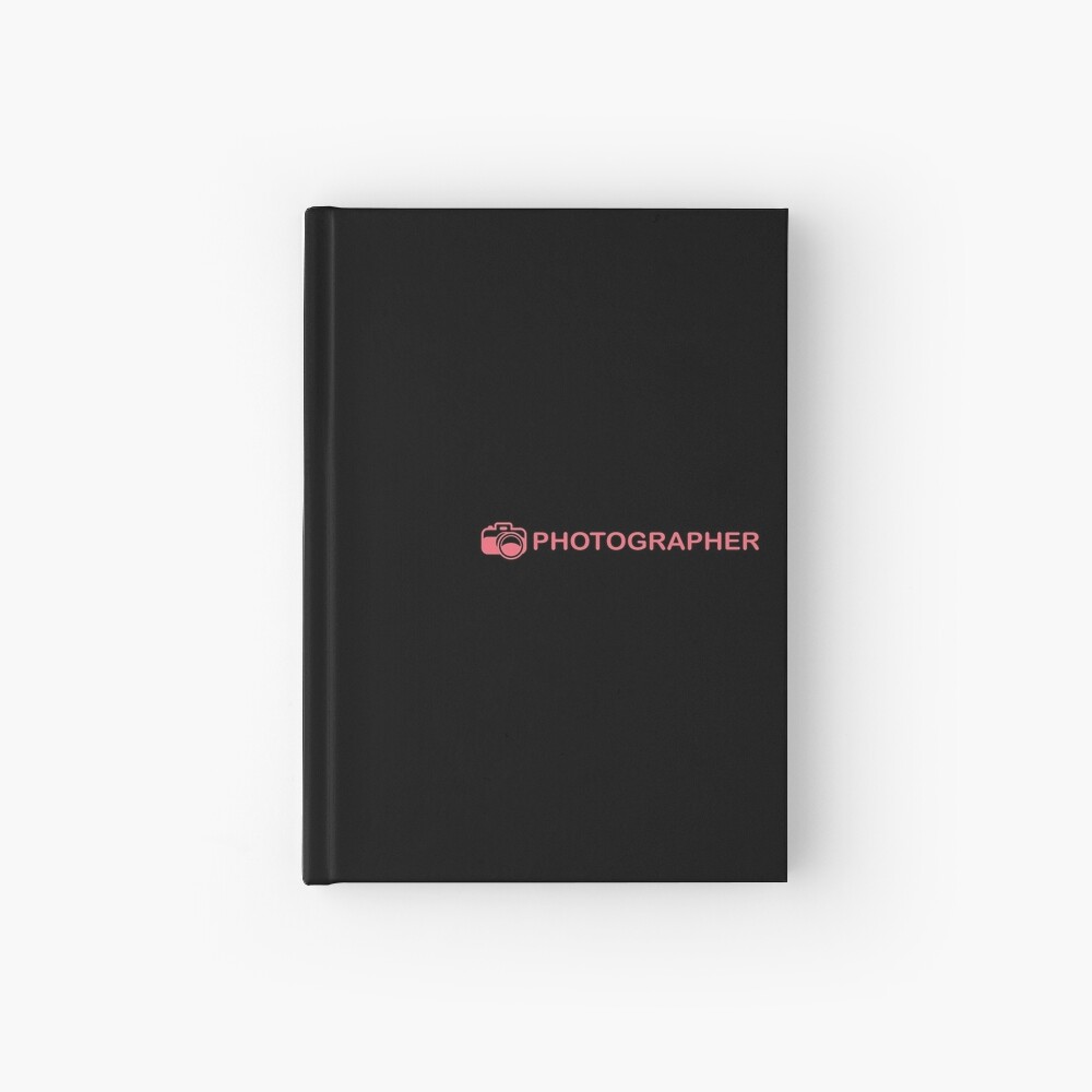 Photographer Pink Hardcover Journal