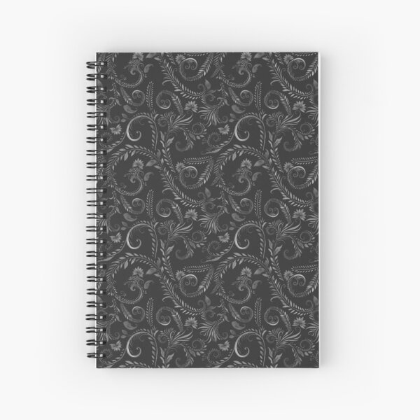 Bello diseño oscuro Cuaderno de espiral