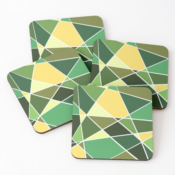 Item preview, Green & Yellow Geometric designed and sold by pixiekitcat.