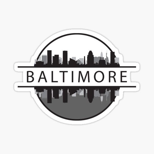 Baltimore Maryland Sticker