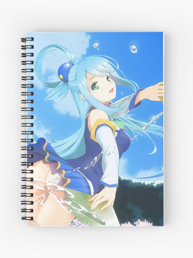 Cute Aqua KonoSuba Anime Greeting Card for Sale by slinkraz