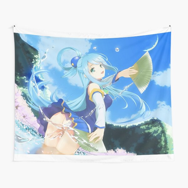 Konosuba Aqua Darkness Megumin Satou Kazuma Wall Scroll