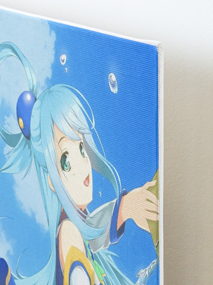 Sexy Aqua KonoSuba Anime Girl | Mounted Print