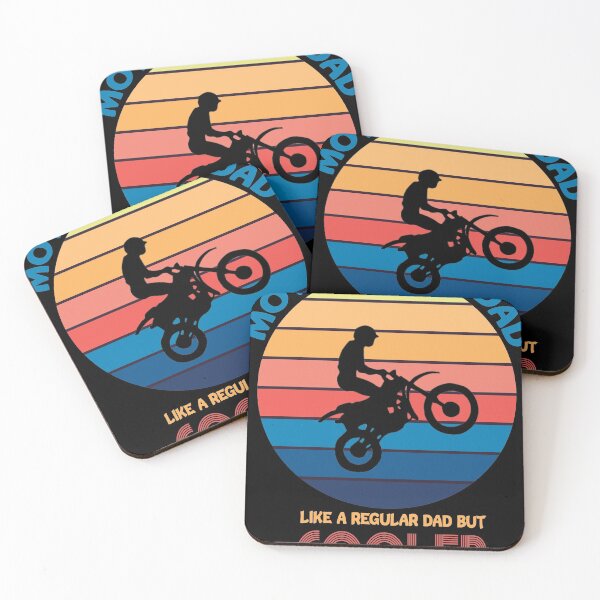 Item preview, Motocross Dad Like a Regular dad But Cooler : Funny Vintage Dirtbike Father's Day Gift, Dirt Bike Rider for Men designed and sold by Chamssou.